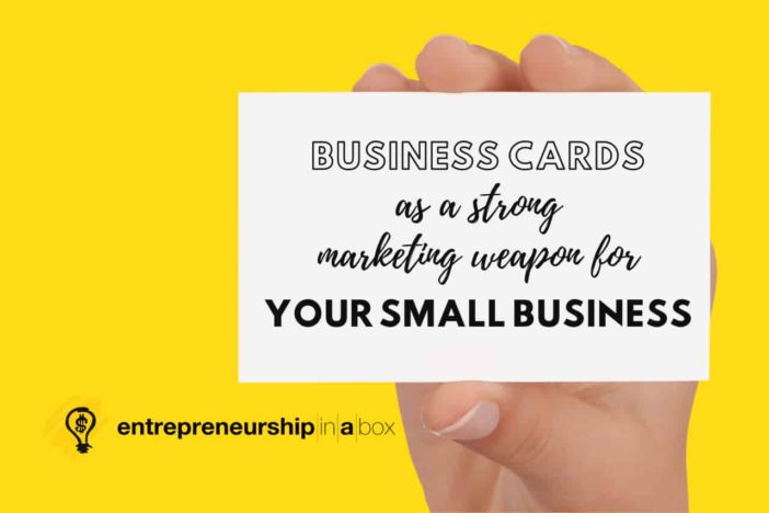 Business Cards as a Strong Marketing Weapon for Your Small Business
