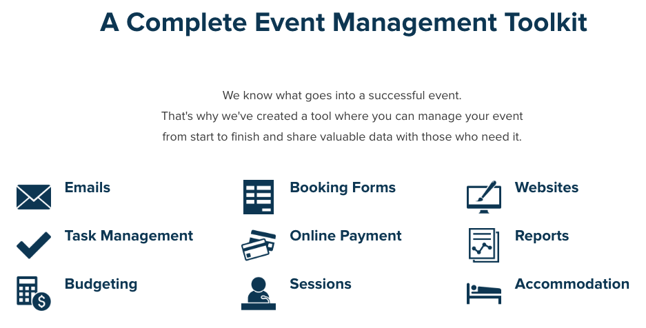 Conference and Event Management Software Symphony