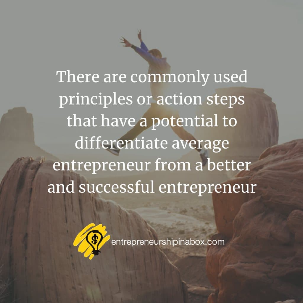 become a better entrepreneur - action steps