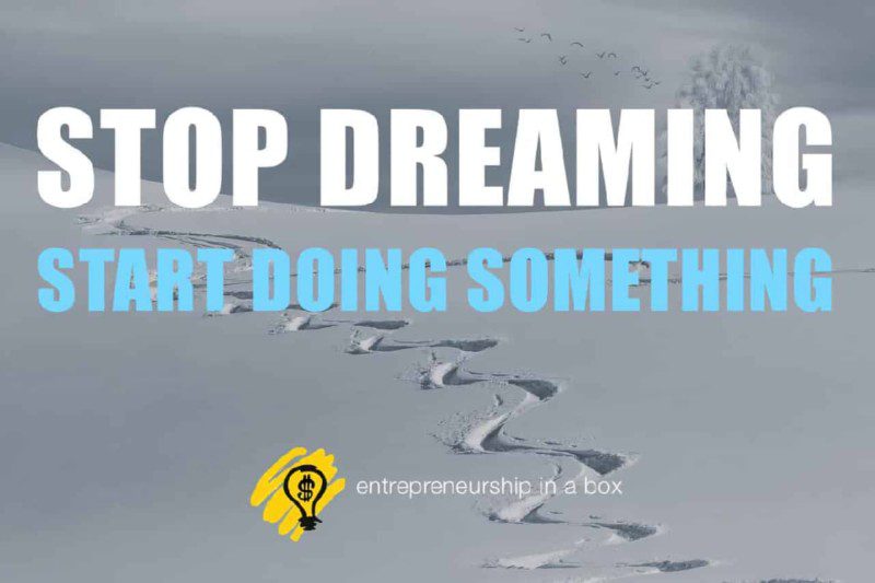 become a successful entrepreneur - dreaming