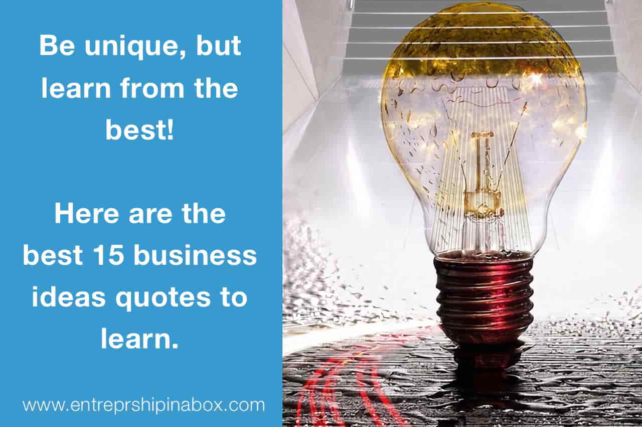 business ideas quotes