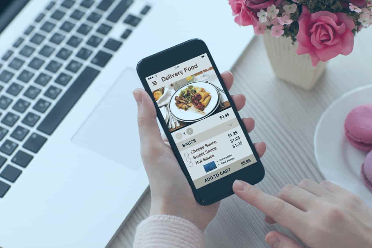 food delivery website mobile app