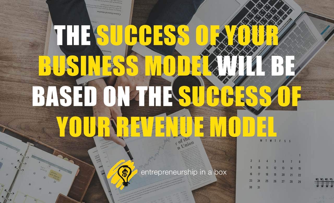 revenue model vs business model